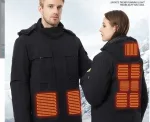 veste de luxe pour homme avec chauffage