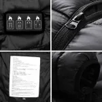 veste doudoune thermique et chauffante hommes