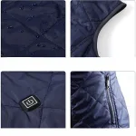 veste électrique chauffante en coton pour femmes