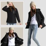 veste électrique femme noire