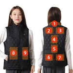 veste femme 9 zones de chaleur