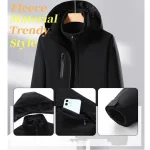veste homme avec système de chauffage