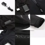 veste homme chaude avec batterie rechargeable