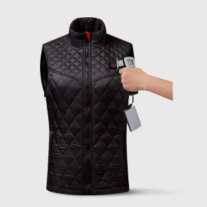 veste noire pour femme à énergie thermique