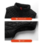 veste noire pour femme avec zones de chaleur