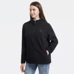 veste polaire chauffante noir pour femme