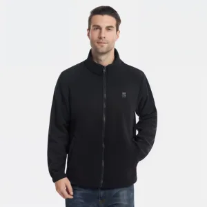 veste polaire chauffante noir pour homme