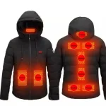 veste thermique homme khaki à double contrôle