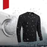 vêtement chauffant noir en coton pour homme