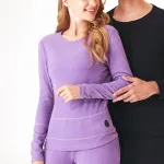 vêtement chauffant pour femme couleur violet