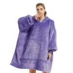 vêtement douillet femme violet