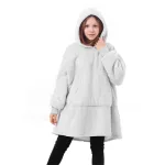 vêtement enfant douceur plaid gris clair