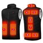 vêtement thermique homme avec zones de chauffage