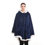 vêtements d'intérieur poncho bleu marine