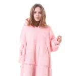 vêtements pour enfants en polaire rose