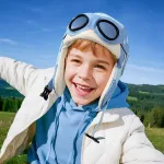 Coupe-Vent pour Ski et Plein Air en enfant1