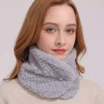 Snood femme tour de cou chaud doublé polaire