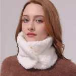 Snood femme tour de cou chaud doublé polaire