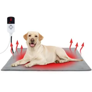 Tapis Chauffant Pour Chien Chat Imperméable Avec Minuterie