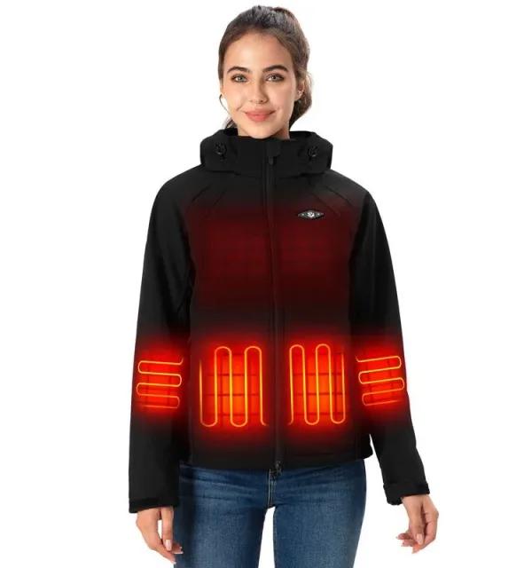 Veste Chauffante Femme Hiver Ergonomique Et Imperméable